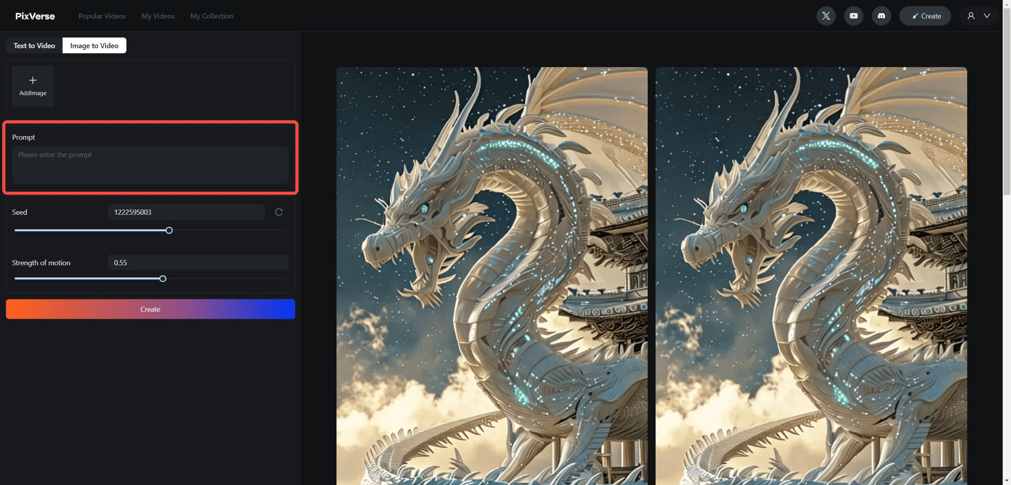 PixVerse教程:网页中使用图片生成栩栩如生的视频-3 PixVerse教程:网页中使用图片生成栩栩如生的视频