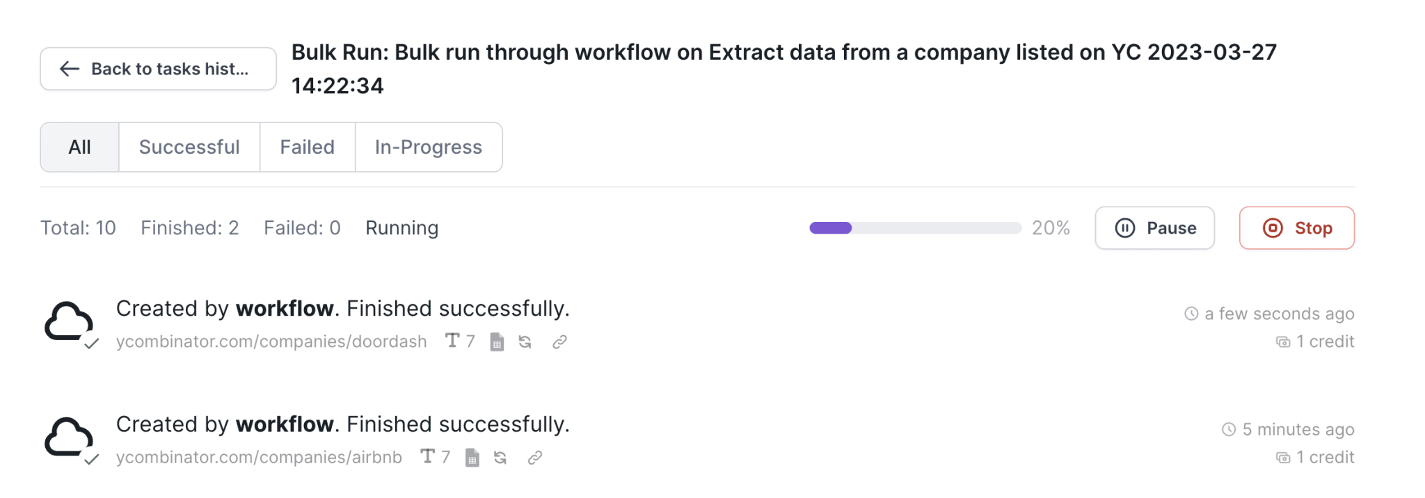 Browse AI 如何创建一个将两个机器人关联起来的工作流程?-6 Browse AI 如何创建一个将两个机器人关联起来的工作流程?