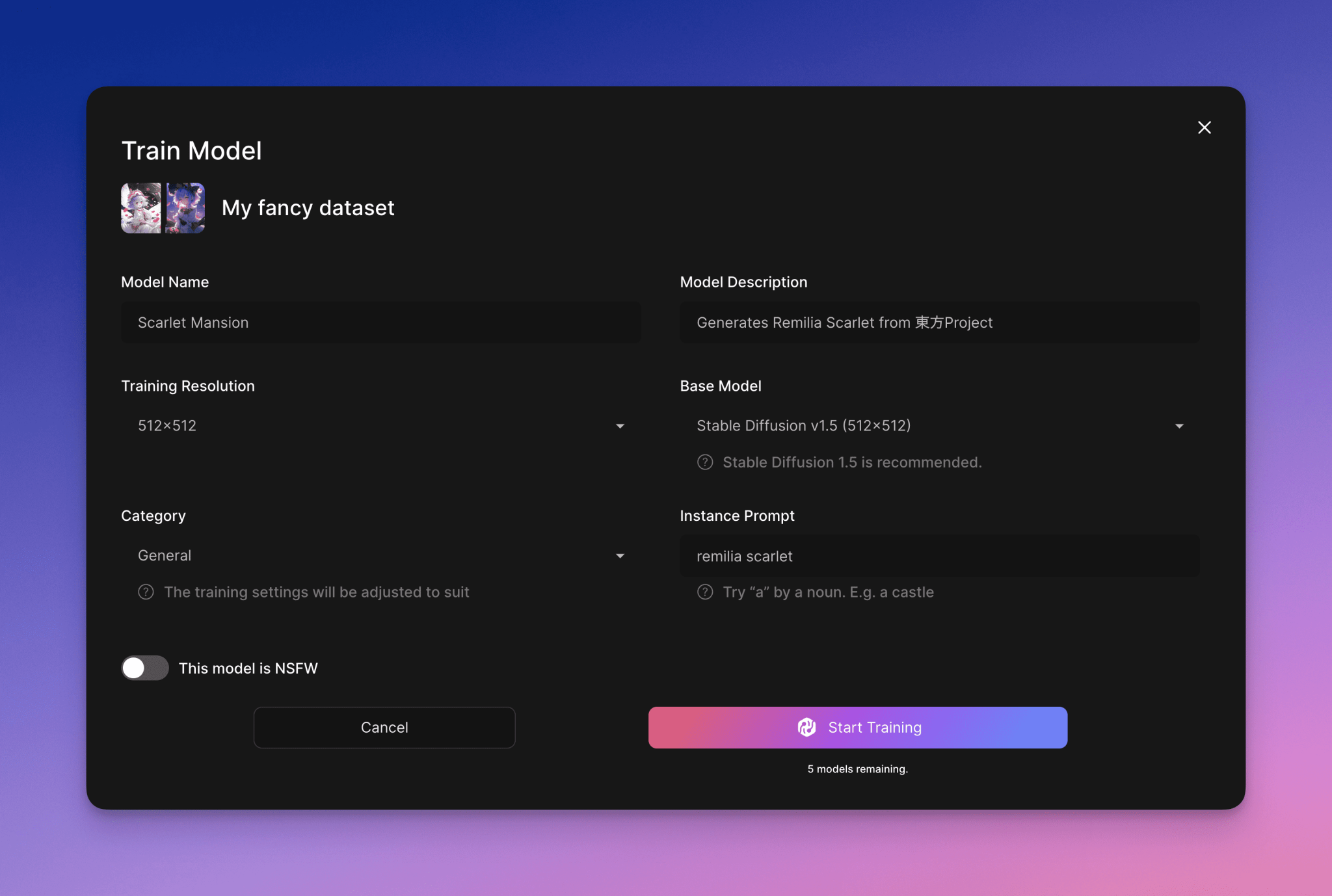 Leonardo AI:免费训练属于你的图像生成模型-7 Leonardo AI:免费训练属于你的图像生成模型