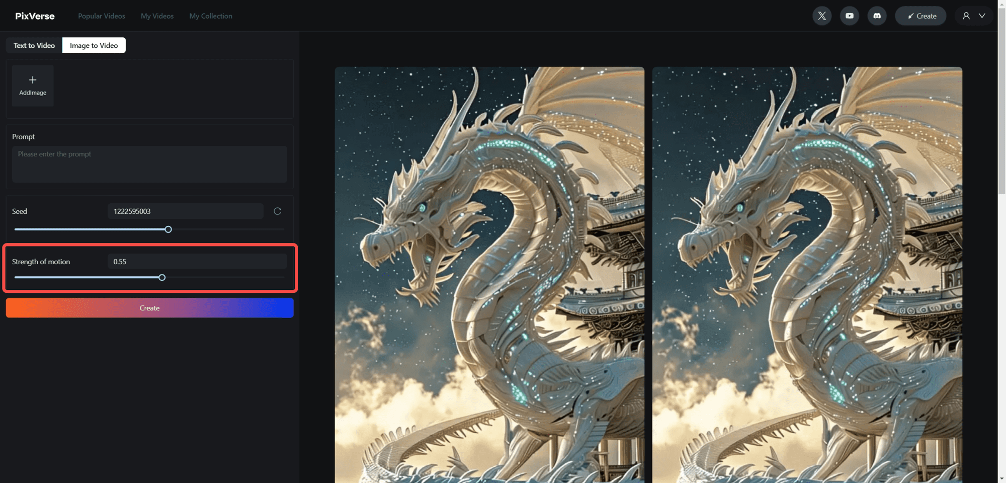 PixVerse教程:网页中使用图片生成栩栩如生的视频-2 PixVerse教程:网页中使用图片生成栩栩如生的视频