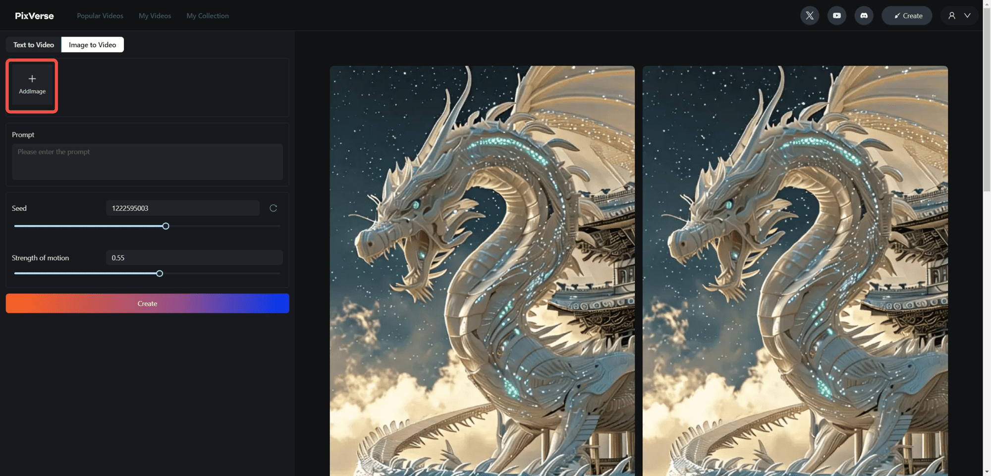 PixVerse教程:网页中使用图片生成栩栩如生的视频-2 PixVerse教程:网页中使用图片生成栩栩如生的视频