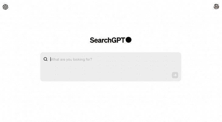 OPENAI今日推出AI搜索产品SearchGPT-1 评测:OPENAI悄悄推出了AI搜索产品《SearchGPT》