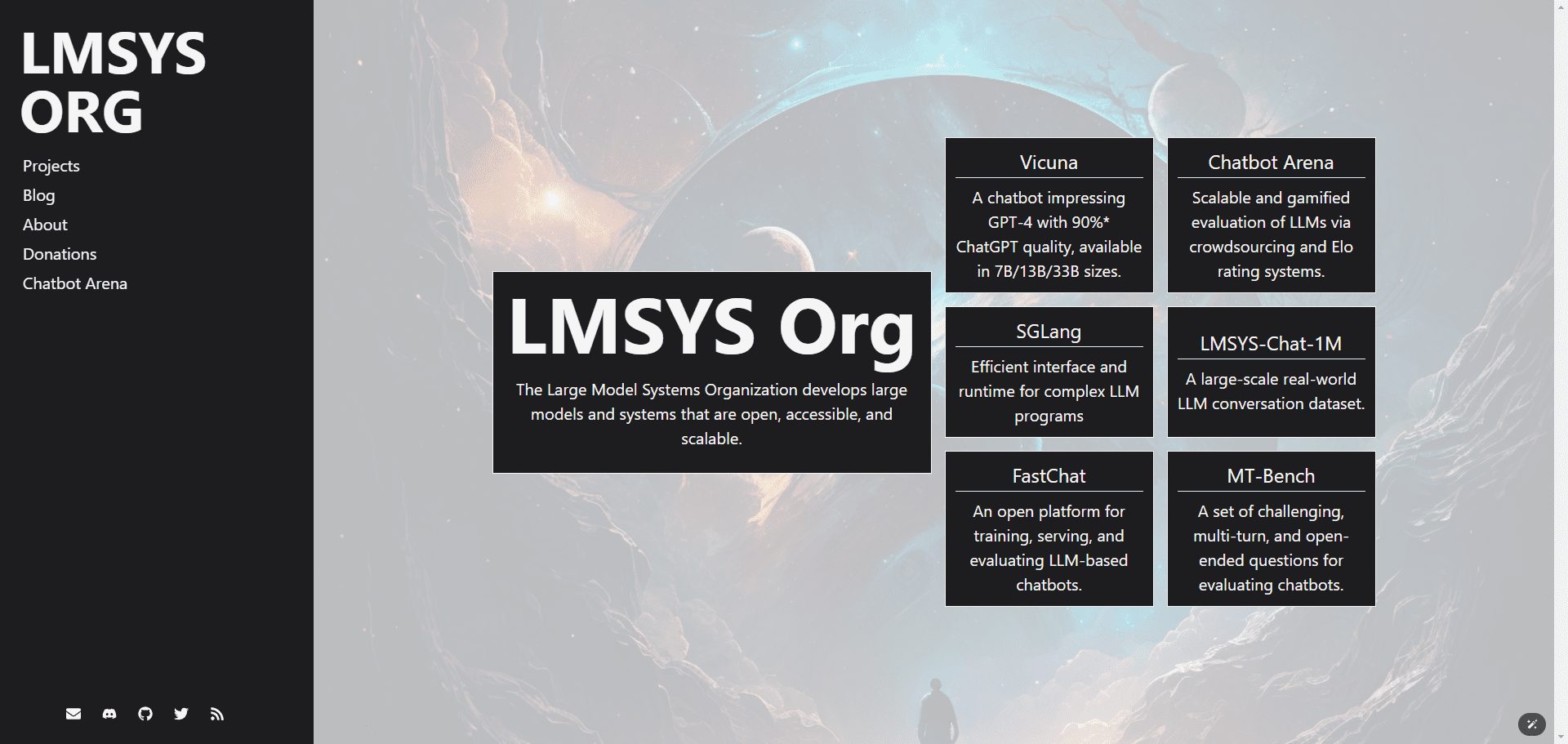 Chatbot Arena(LMSYS):大语言模型基准测试和多模型比较性能的在线竞技平台