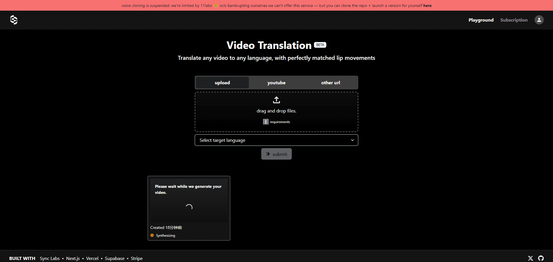 Translation Starter:开源视频内容翻译同步工具|语言转换|唇形同步-1 Translation Starter:开源视频内容翻译同步工具|语言转换|唇形同步