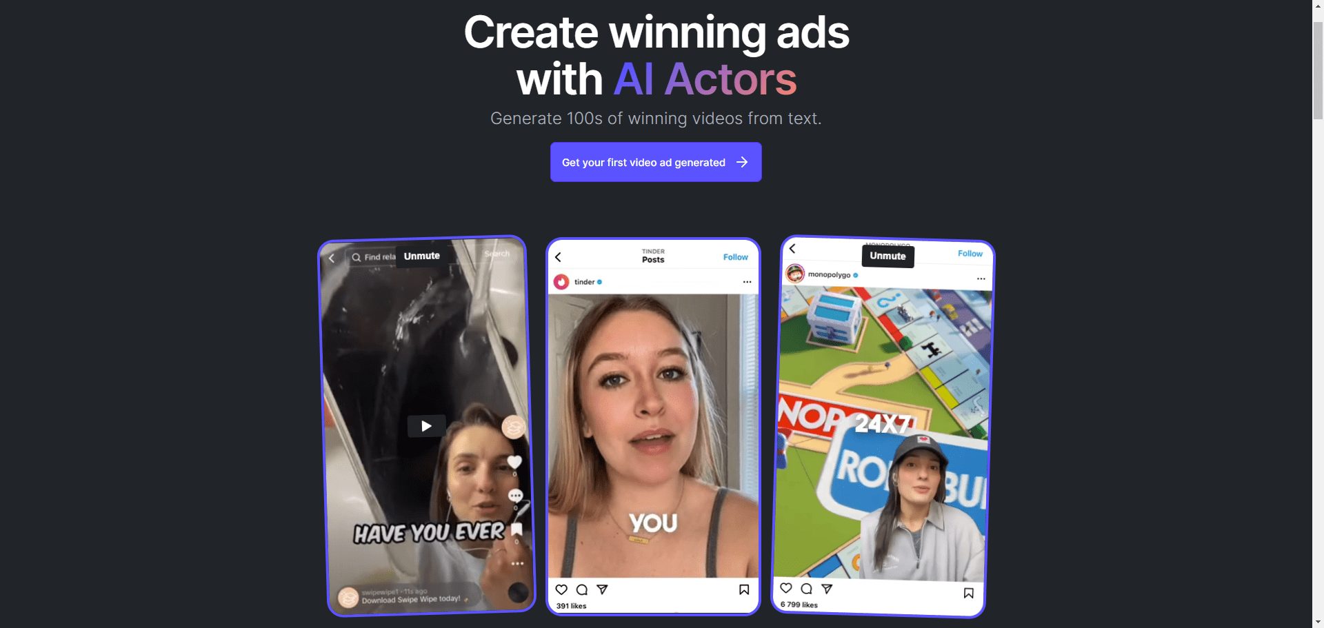 Arcads:AI驱动创意视频广告生成器-1 Arcads:AI驱动创意视频广告生成器