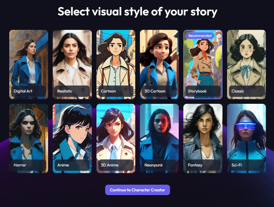 Artflow:创作人物一致性的动画故事和虚拟数字人口播视频-7 Artflow:创作人物一致性的动画故事和虚拟数字人口播视频