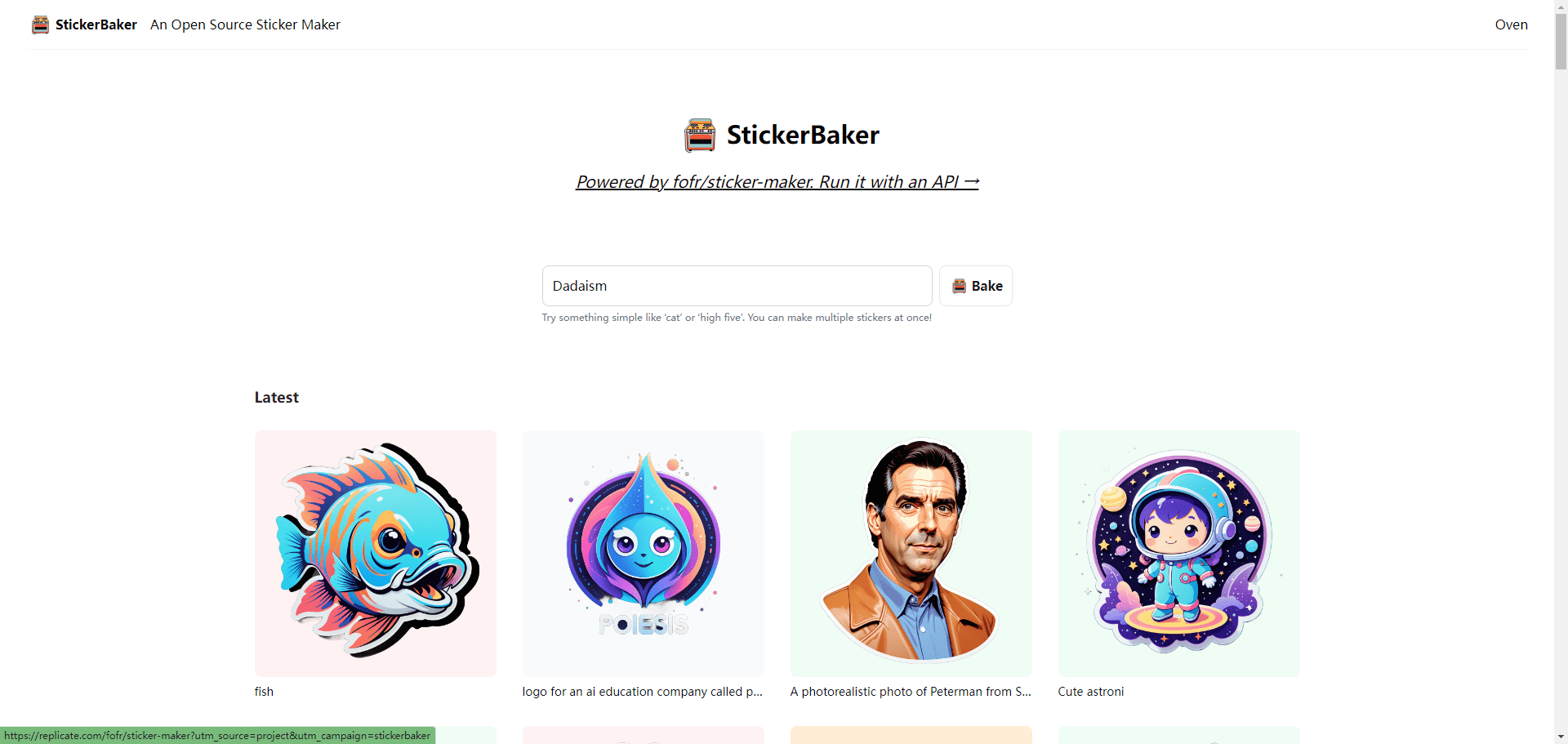 StickerBaker:用AI制作个性贴纸图片-1 StickerBaker:用AI制作个性贴纸图片