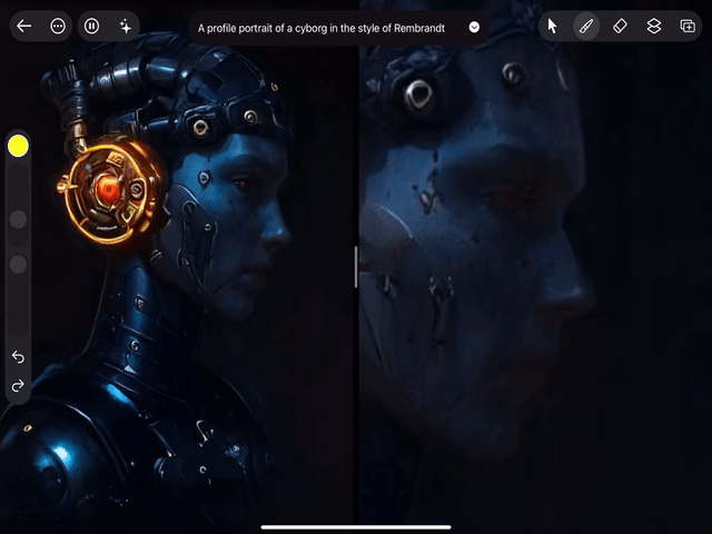 MusePro:实时AI绘画工具,使用简单线条和提示词生成图像