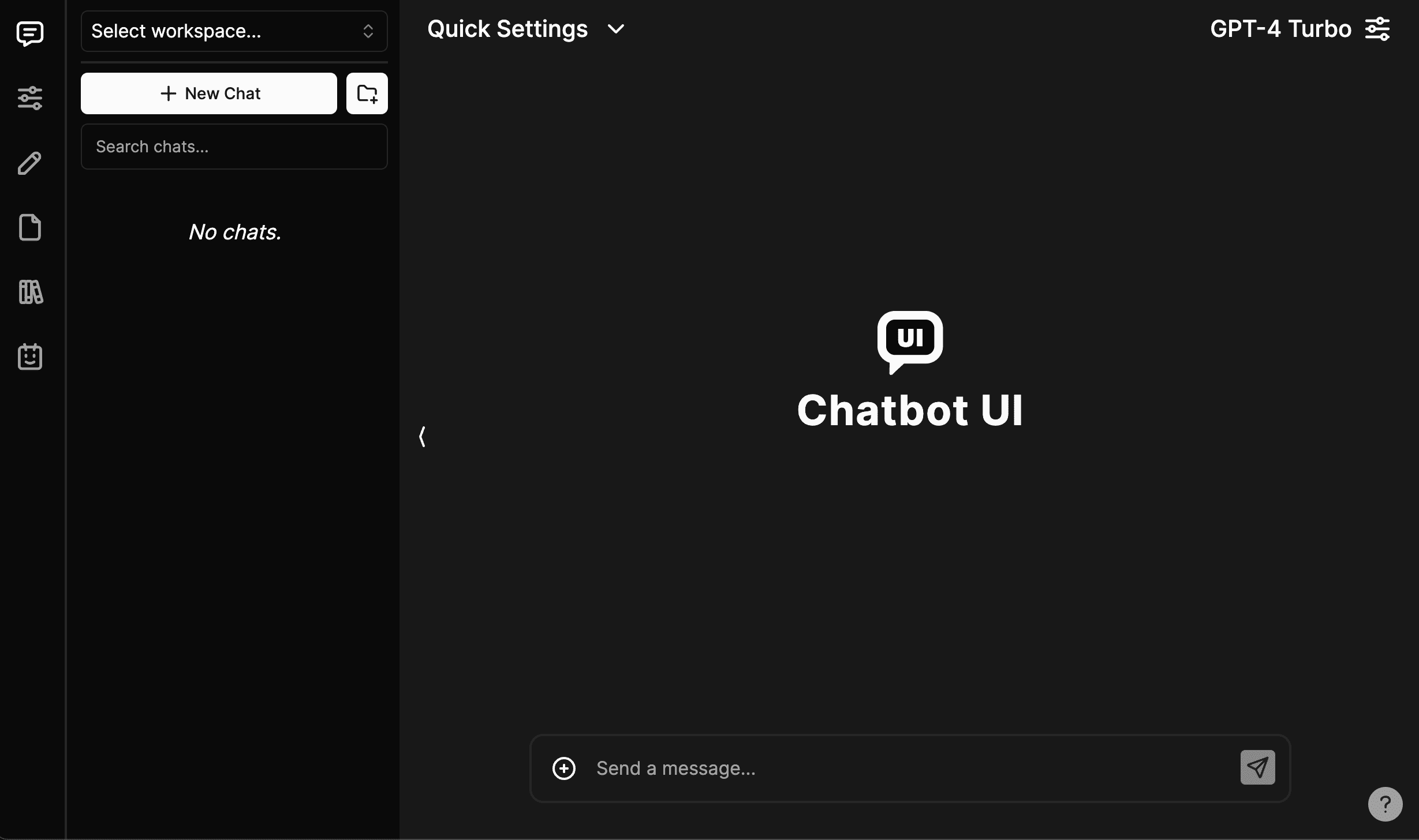 Chatbot UI:开源AI聊天应用程序-1 Chatbot UI:模仿ChatGPT界面和功能的开源AI聊天应用程序
