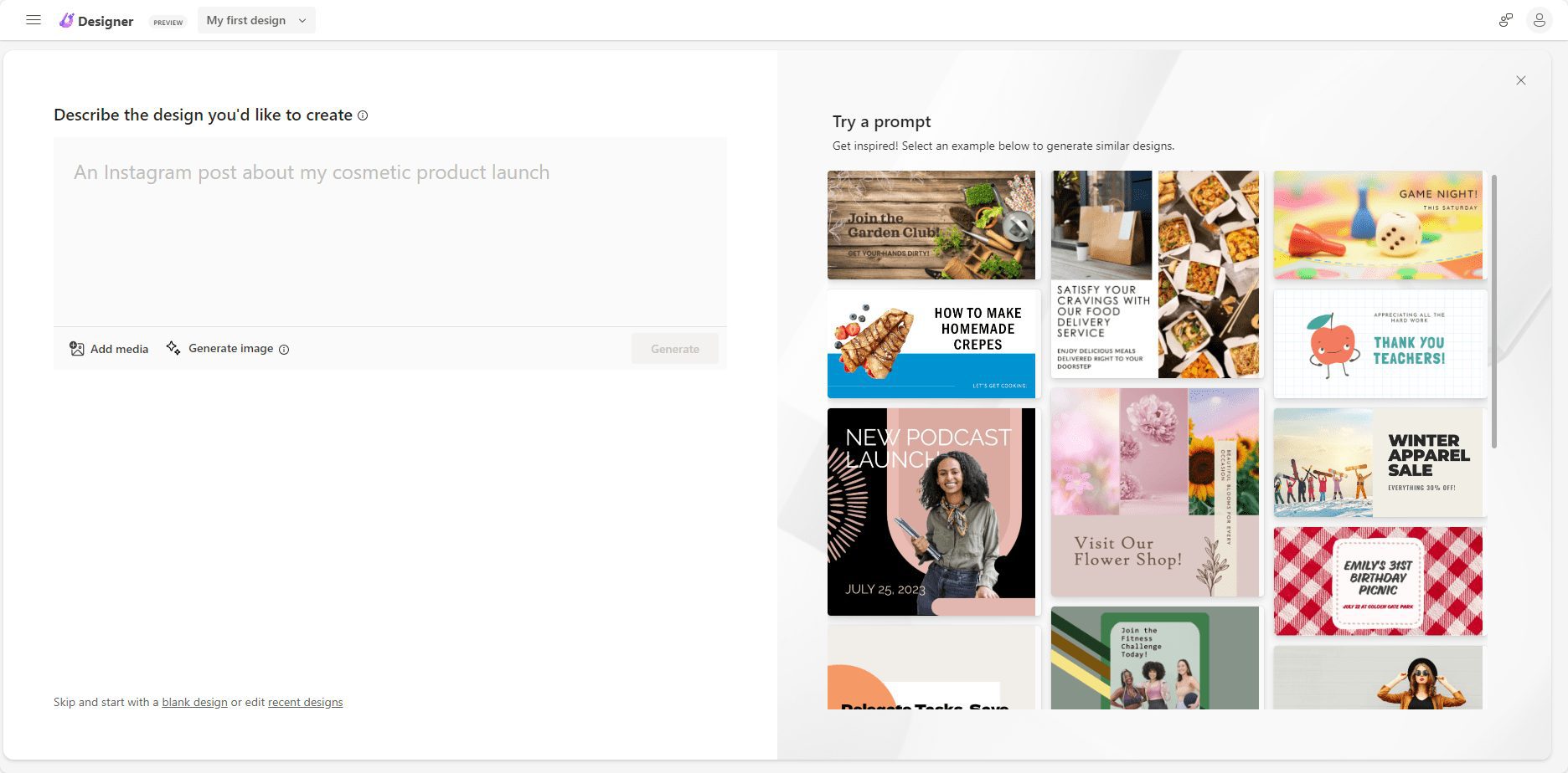 -2 Designer Microsoft:AI驱动的海报设计助手,免费使用DALL.E模型