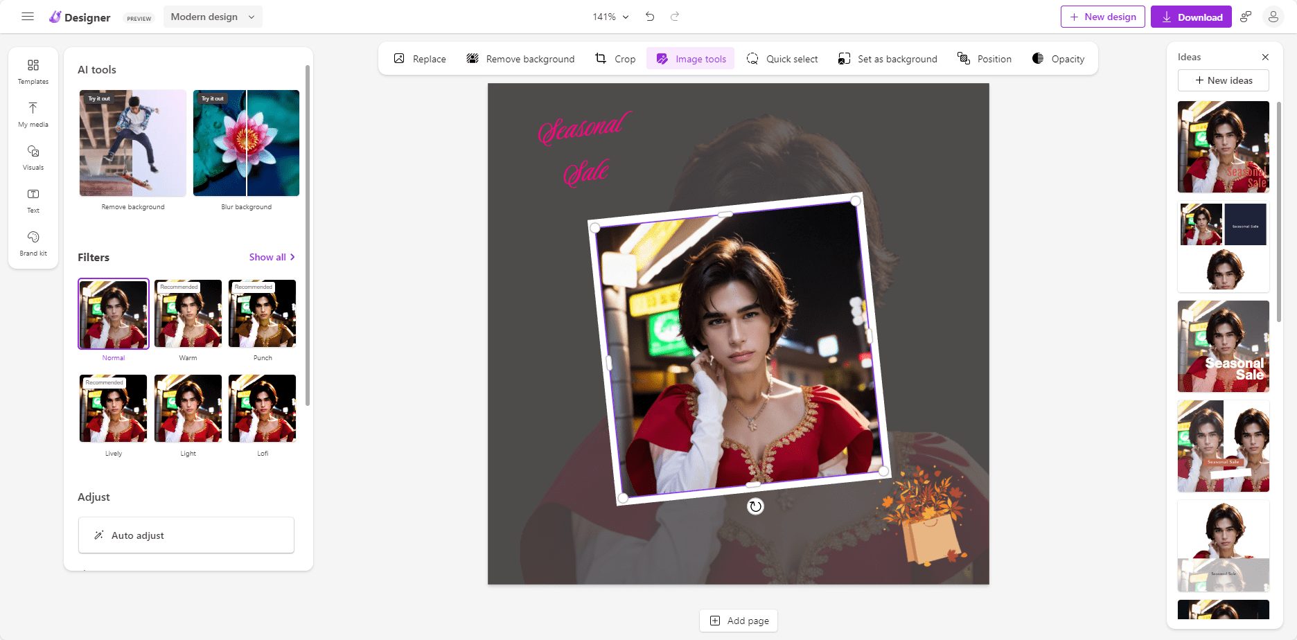 -3 Designer Microsoft:AI驱动的海报设计助手,免费使用DALL.E模型