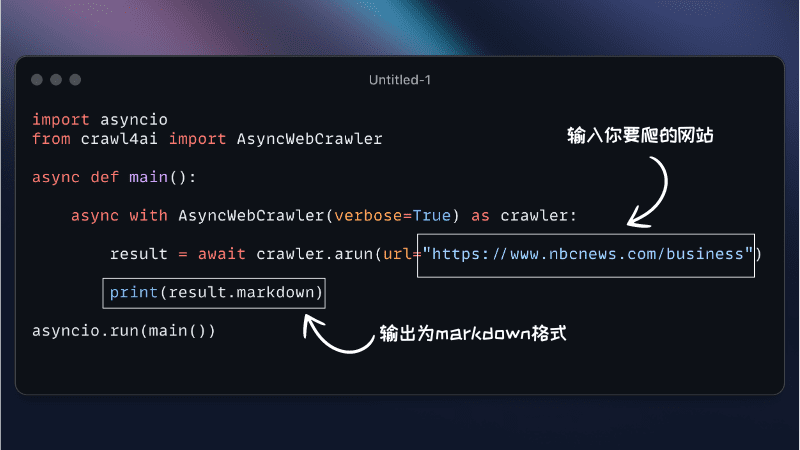 Crawl4AI:开源的异步网页爬虫工具,无需LLM提取结构化数据