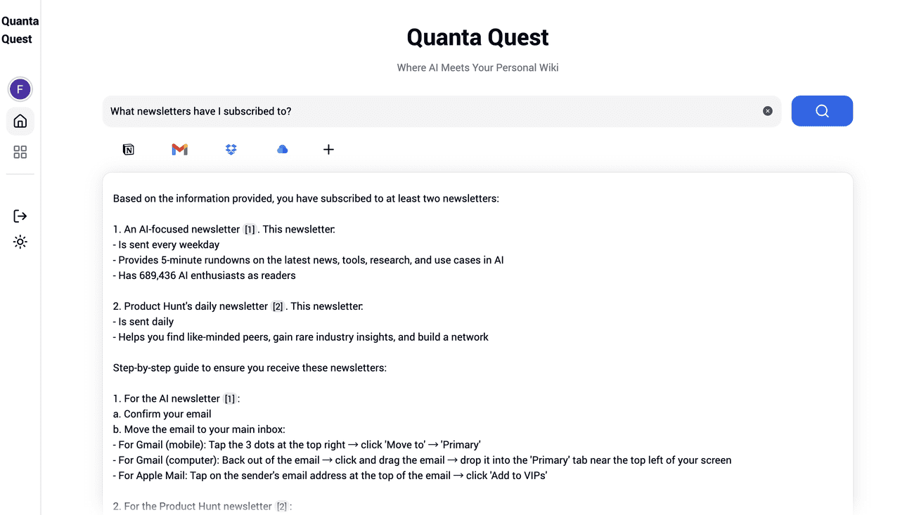 Quanta Quest:端侧大模型与数据本地化的AI搜索平台-1 Quanta Quest:端侧大模型与面向个人数据的本地化AI搜索平台(预览版)