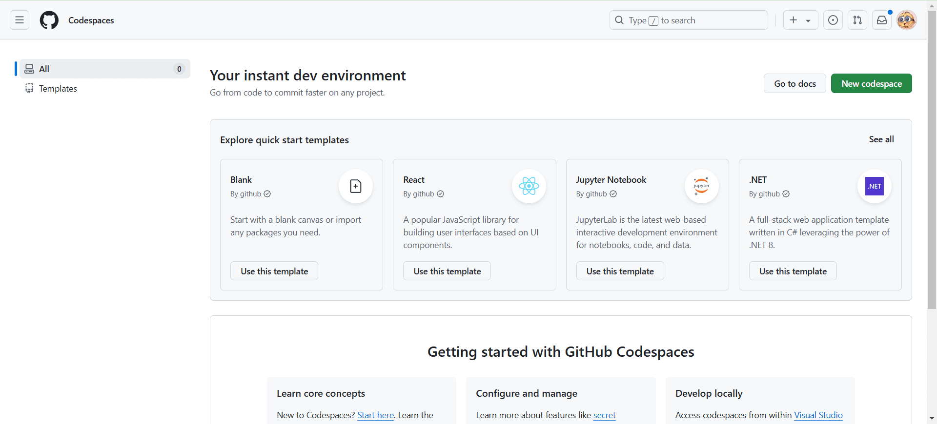 GitHub Codespaces:云端开发环境,随时随地编写代码-1 Codespaces:云端开发环境,随时随地编写代码