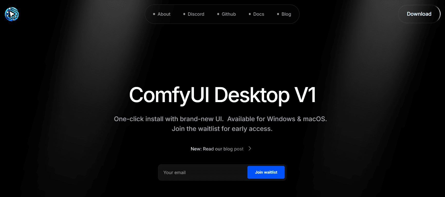 ComfyUI 的最新版本 V1 发布!提供完整打包的桌面版本-1 ComfyUI 的最新版本 V1 发布!提供全新界面和完整打包的桌面版本