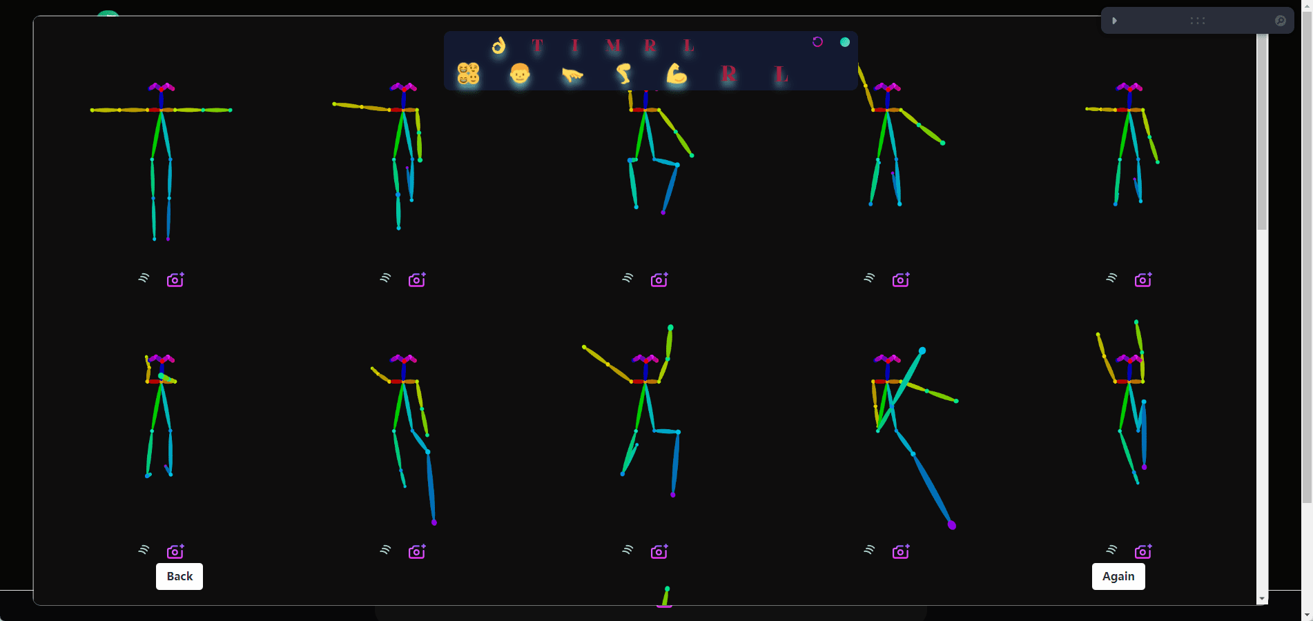 -2 Avatar Pose Maker:在线生成个性化立绘骨骼动作姿势