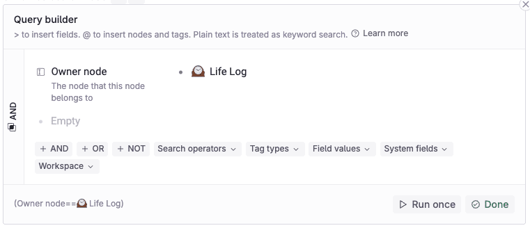 使用 Tana 制作属于你的 Life Log-8 使用 Tana 制作属于你的 Life Log
