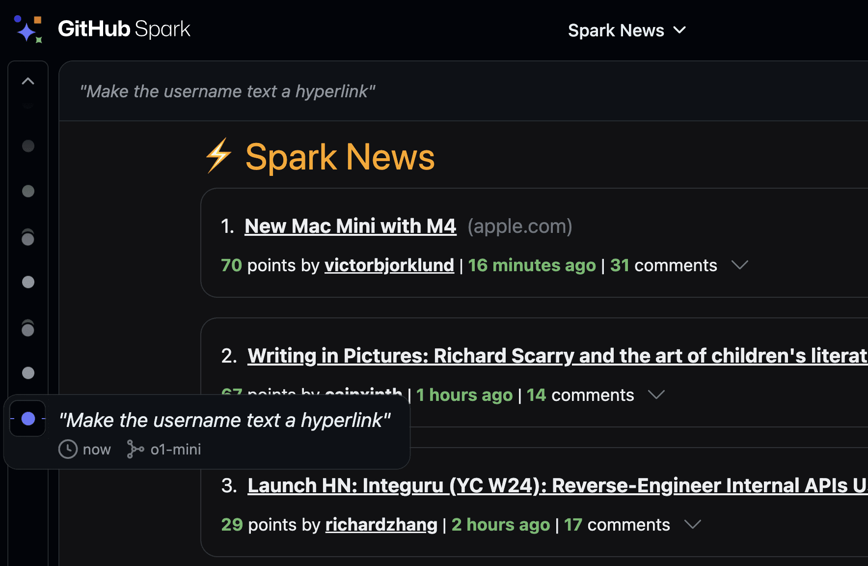 GitHub 推出 GitHub Spark ,用自然语言描述快速构建“微应用”-8 GitHub 推出 GitHub Spark (预览版),用自然语言描述快速构建“微应用”