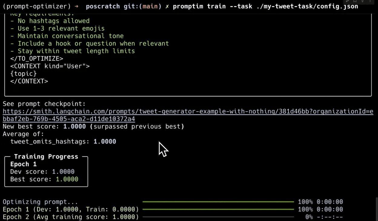 Promptimizer:优化大模型提示词的实验性库,自动优化 Prompt-1 Promptimizer:优化大模型提示词的实验性库,自动优化 Prompt