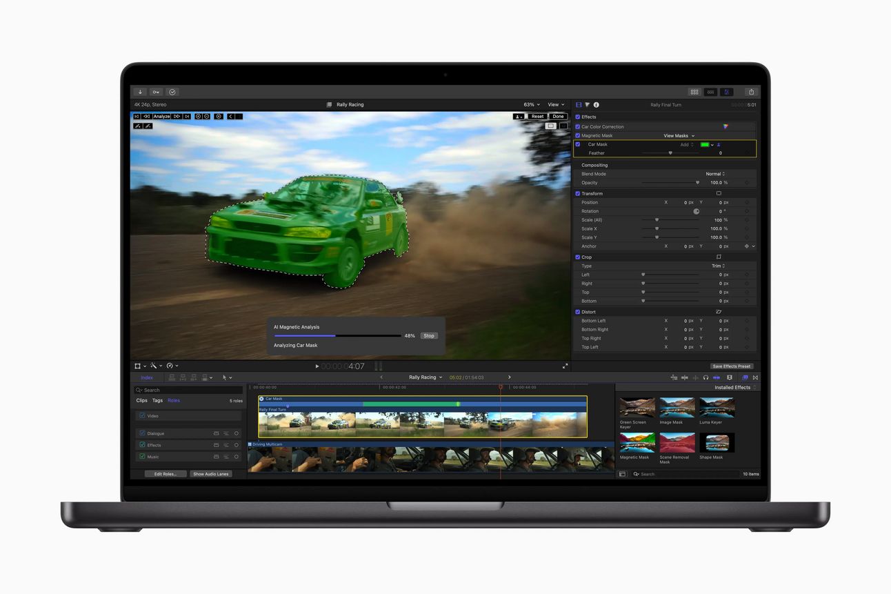 苹果 AI Final Cut Pro 11 发布:自带 AI 功能-1 苹果 AI Final Cut Pro 11 发布:自带 AI 功能