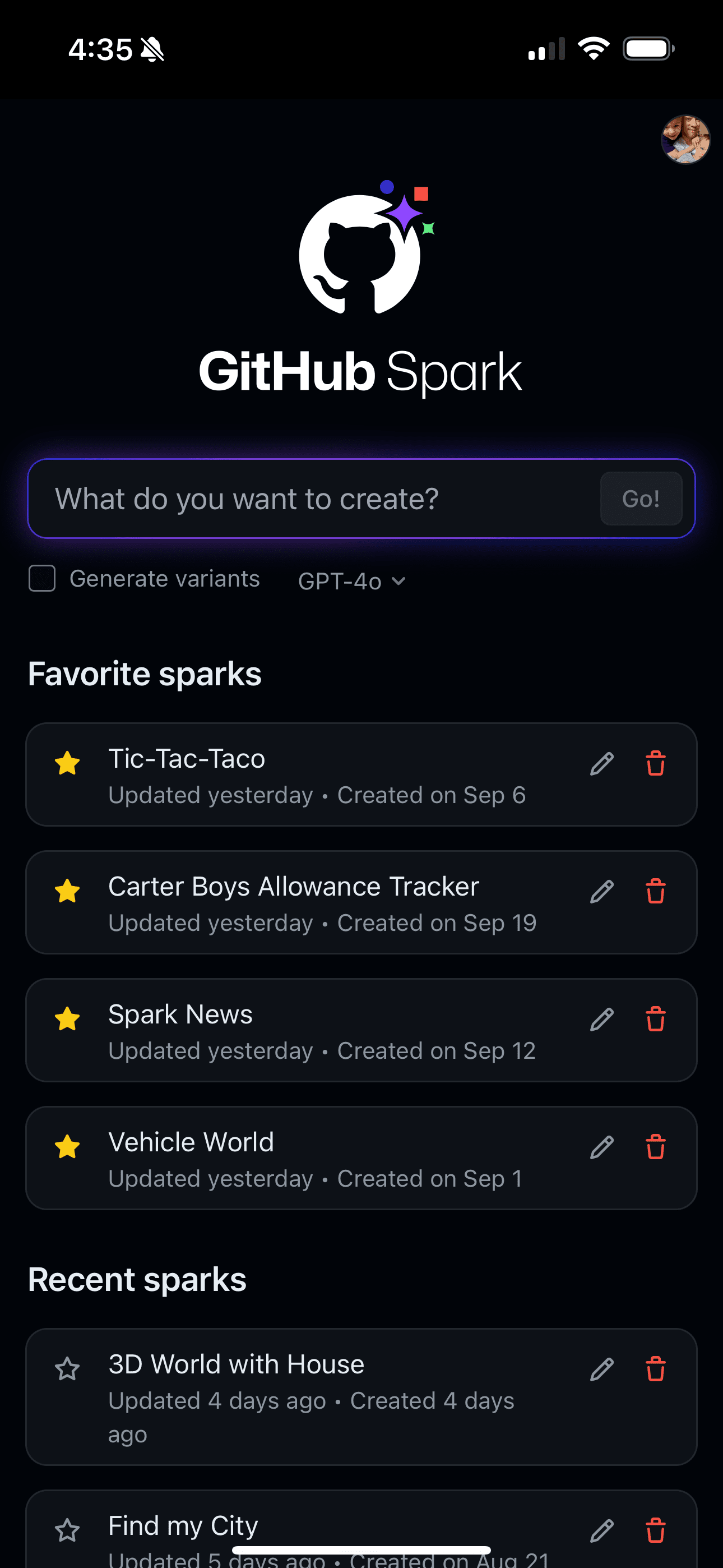 GitHub 推出 GitHub Spark ,用自然语言描述快速构建“微应用”-11 GitHub 推出 GitHub Spark (预览版),用自然语言描述快速构建“微应用”