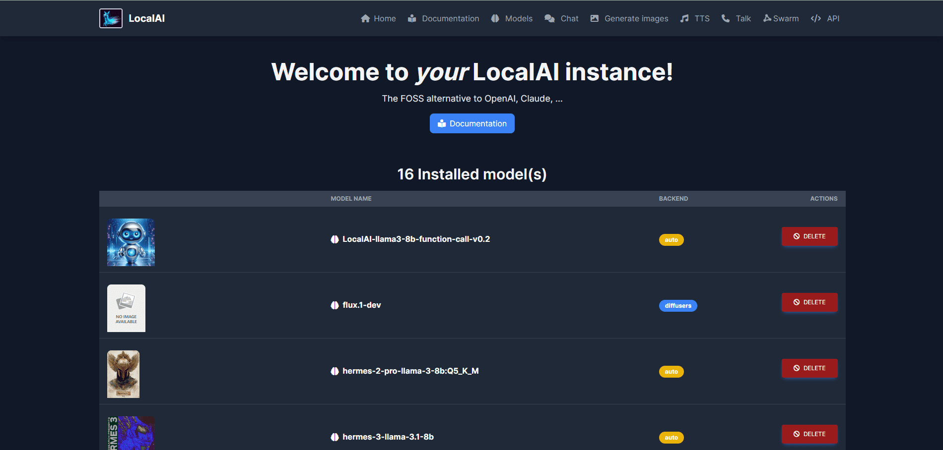 LocalAI:开源的本地AI部署方案,支持多种模型架构,集成Web界面管理所有模型-1 LocalAI:开源的本地AI部署方案,支持多种模型架构,WebUI统一管理模型和API