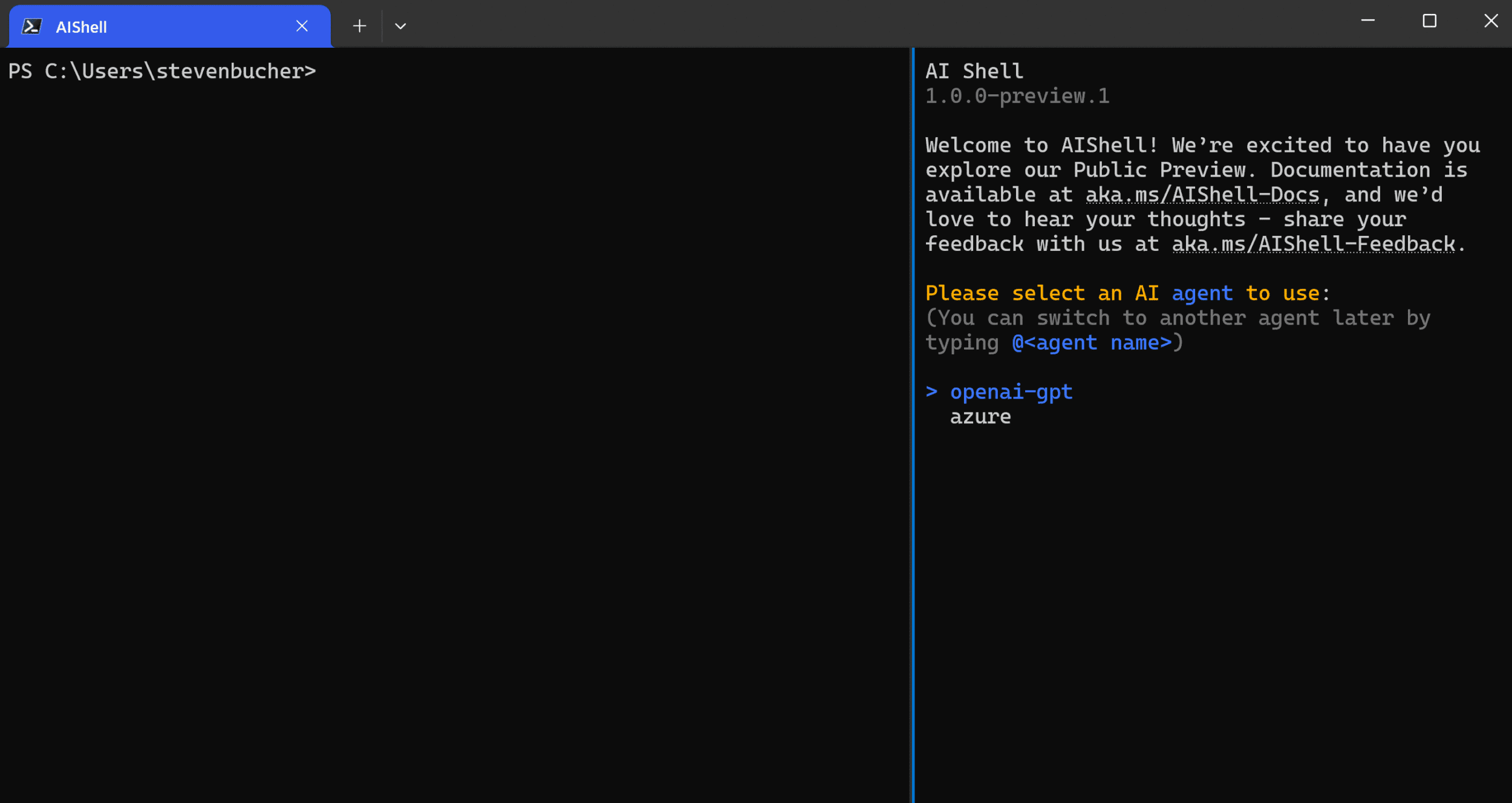 微软宣布 AI Shell 开始公测-1 微软宣布 AI Shell 开始公测,再也不怕敲错命令了