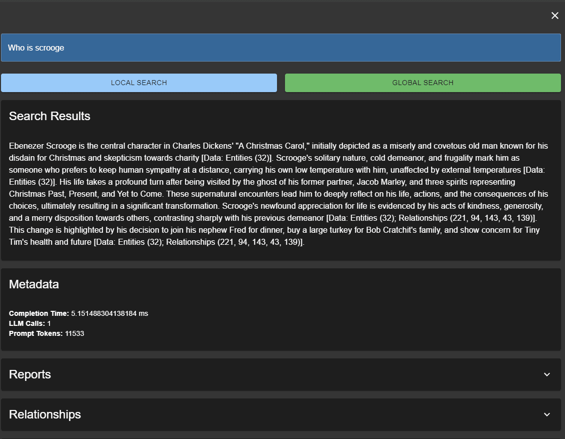 GraphRAG Visualizer:可视化和探索Microsoft GraphRAG工件的工具-1 GraphRAG Visualizer:可视化和探索Microsoft GraphRAG工件的工具