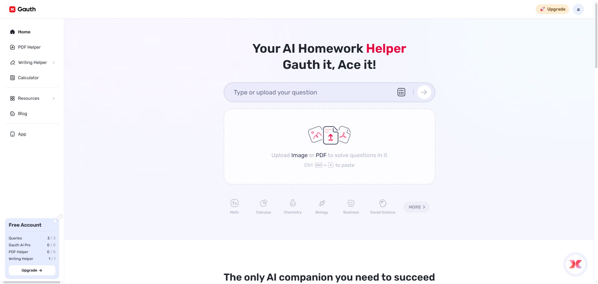 Gauth(Gauthmath):使用AI解决作业问题,提供详细解答,字节旗下海外作业辅导APP-1 Gauth(Gauthmath):使用AI解决作业问题,提供详细解答,字节旗下海外作业辅导APP