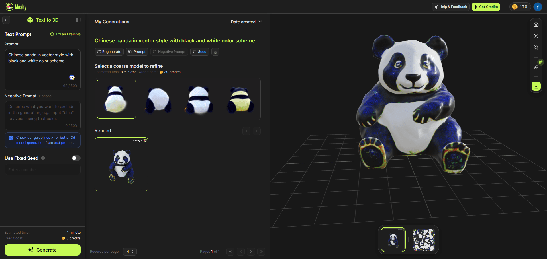 Meshy:免费使用图像生成3D模型工具-1 Meshy:免费使用图像生成3D模型工具