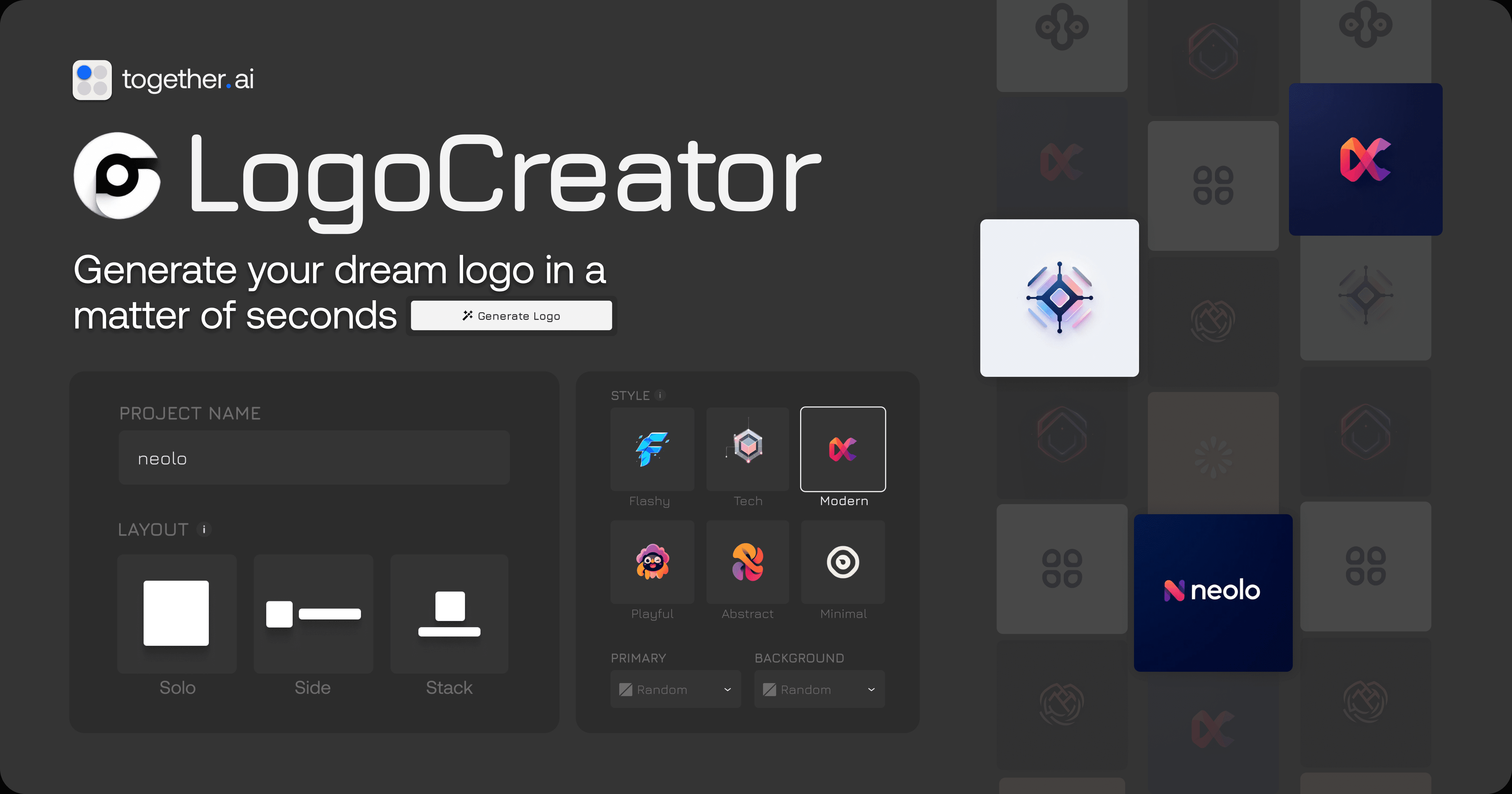 LogoCreator:开源Logo生成器,使用AI智能生成专业品牌Logo-1 LogoCreator:开源Logo生成器,使用AI智能生成专业品牌Logo