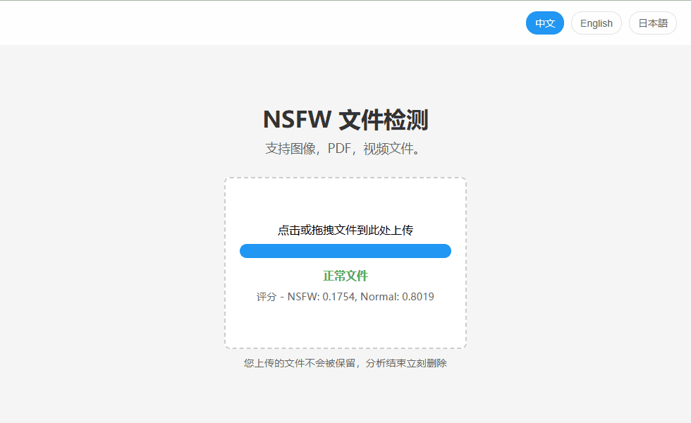 NSFW Detector:检测文件是否包含不适(NSFW)内容,保护数据安全-1 NSFW Detector:检测文件是否包含不适(NSFW)内容,保护数据安全