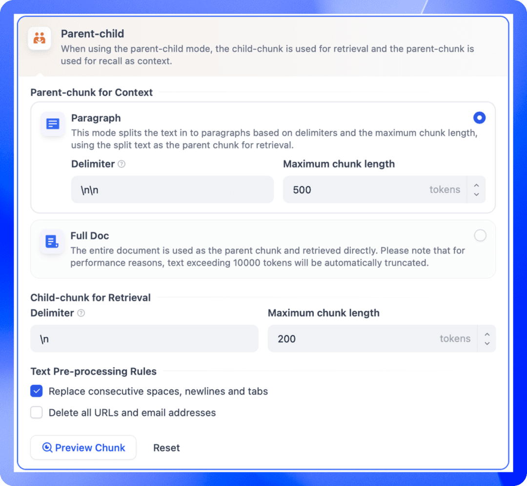 Dify v0.15.0:全新父子检索策略 - 更精准,更全面的知识检索