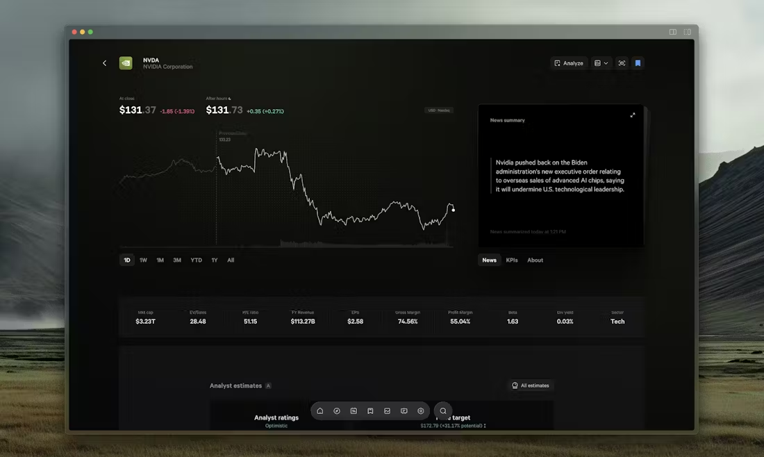 Fey: 金融市场研究工具,提升投资决策的智能助手-1 Fey: 金融市场研究工具,提升投资决策的智能助手