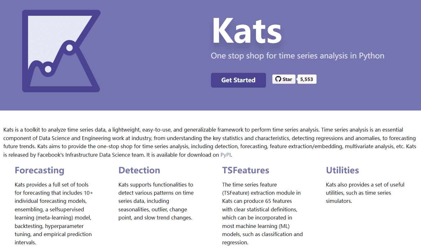 Kats:分析时间序列数据,预测数据未来趋势-1 Kats:分析时间序列数据工具包,预测数据未来趋势
