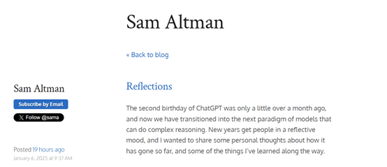 Sam Altman:OpenAI确定发布AI Agents,彻底改变企业效率