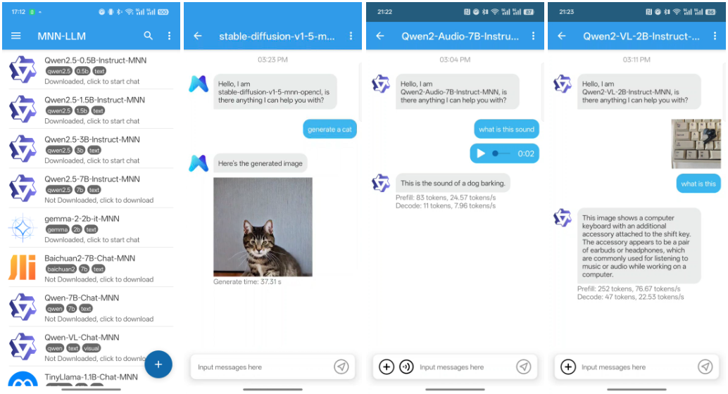 MNN-LLM-Android:MNN 多模态语言模型的安卓应用