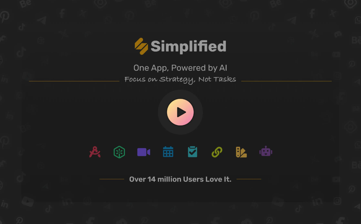 Simplified:一站式AI内容营销工具,简化您的营销流程-1 Simplified:一站式AI内容营销工具,简化您的营销流程