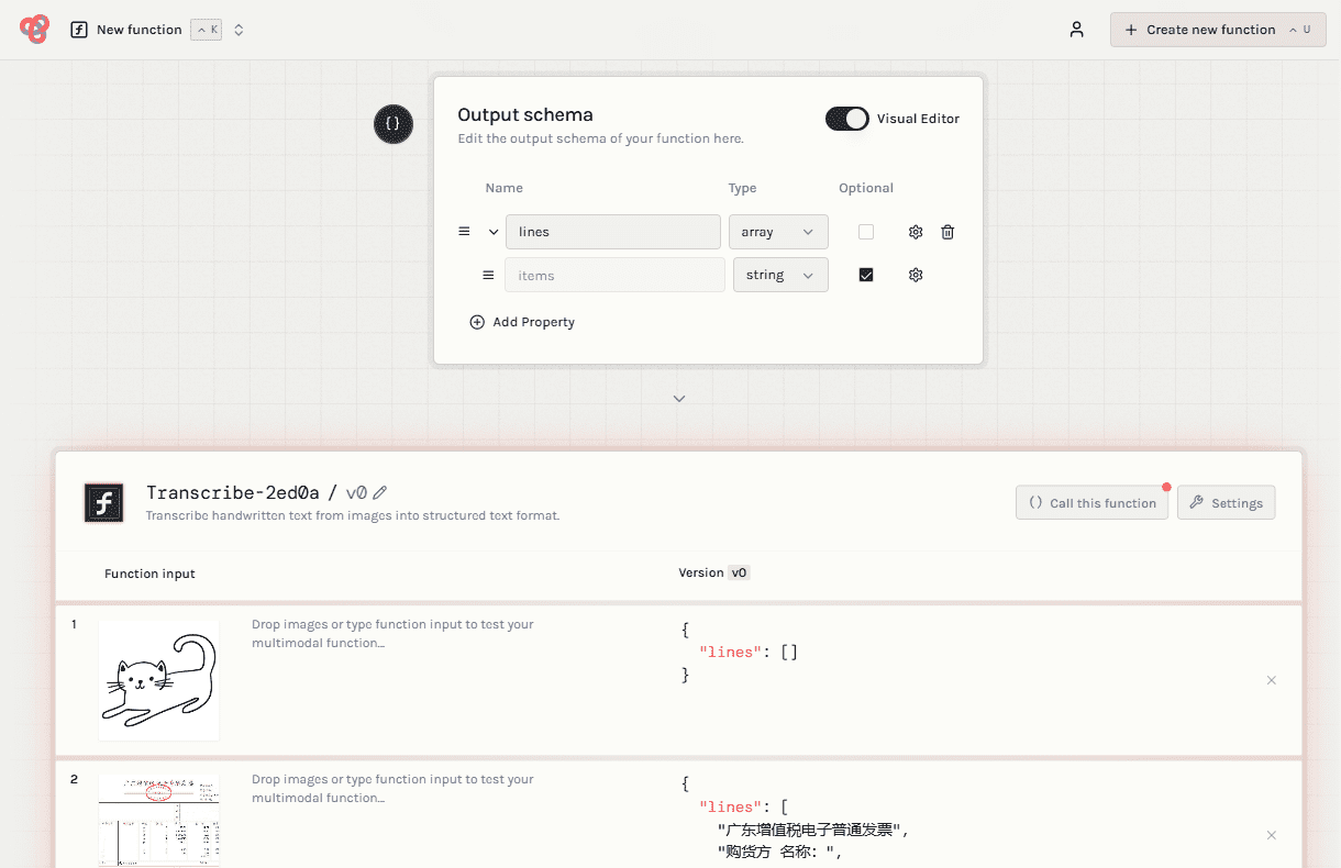 AI Functions:无代码快速构建结构化输出任务,-1 AI Functions:将输入内容转换为结构化输出的(API)服务