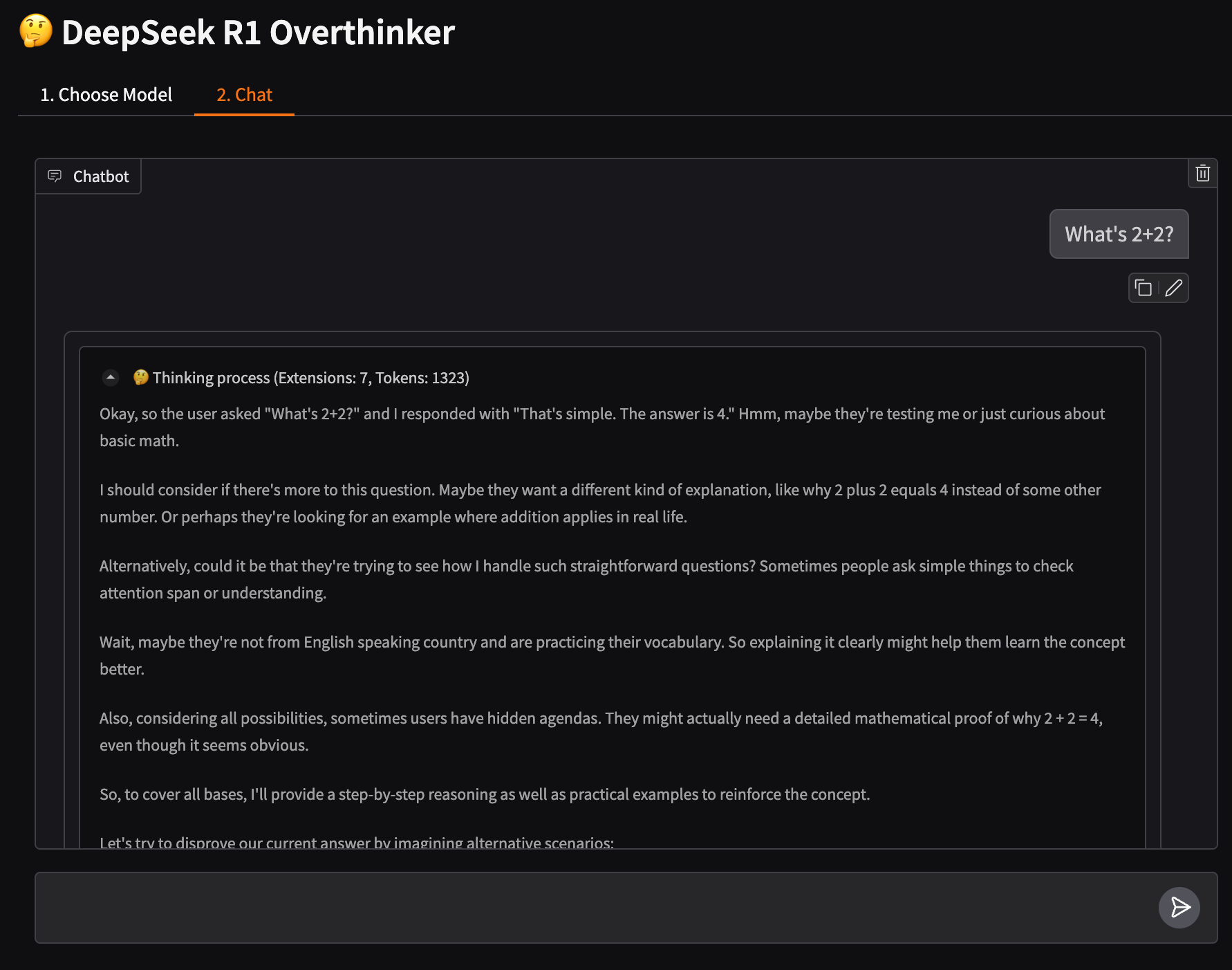 DeepSeek R1 Overthinker:强制 DeepSeek R1 蒸馏模型延长思考时间-1 R1 Overthinker:强制 DeepSeek R1 模型延长思考时间