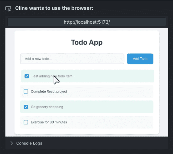 Cline v3.1 疯狂更新!最佳自主的 AI 编程助手!(计算机使用、MCP协议、版本回溯、自定义工具全面进化)