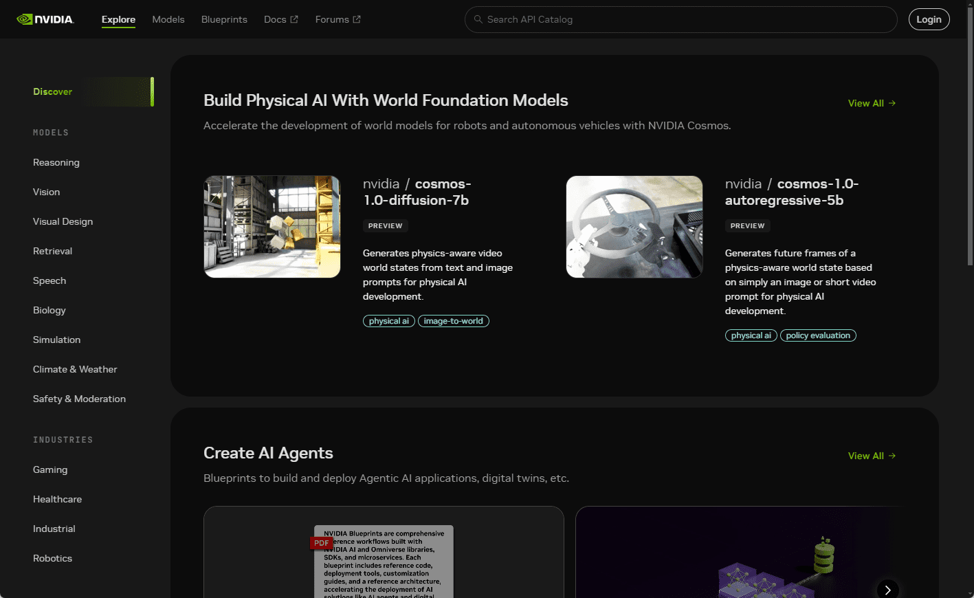 NVIDIA Cosmos:世界基础模型,构建物理世界的人工智能基础模型平台-1 Cosmos:世界基础模型,构建物理世界的人工智能基础模型平台