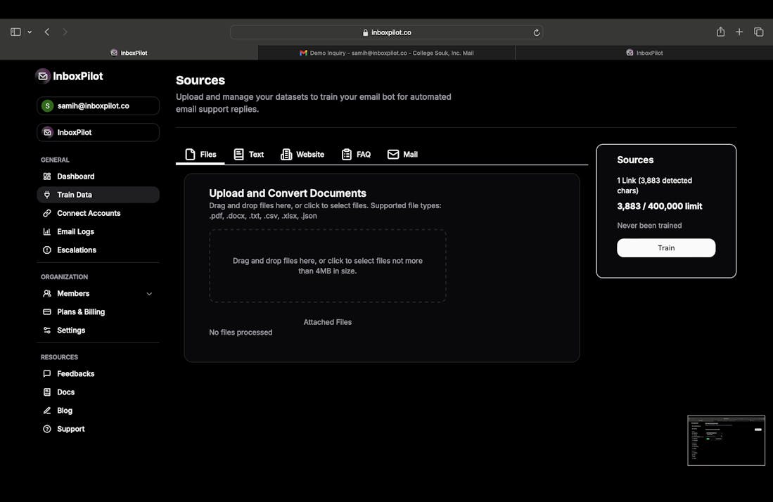 InboxPilot:学习公司内部知识自动化处理电子邮件的AI工具-1 InboxPilot:学习公司内部知识自动化处理电子邮件的AI工具