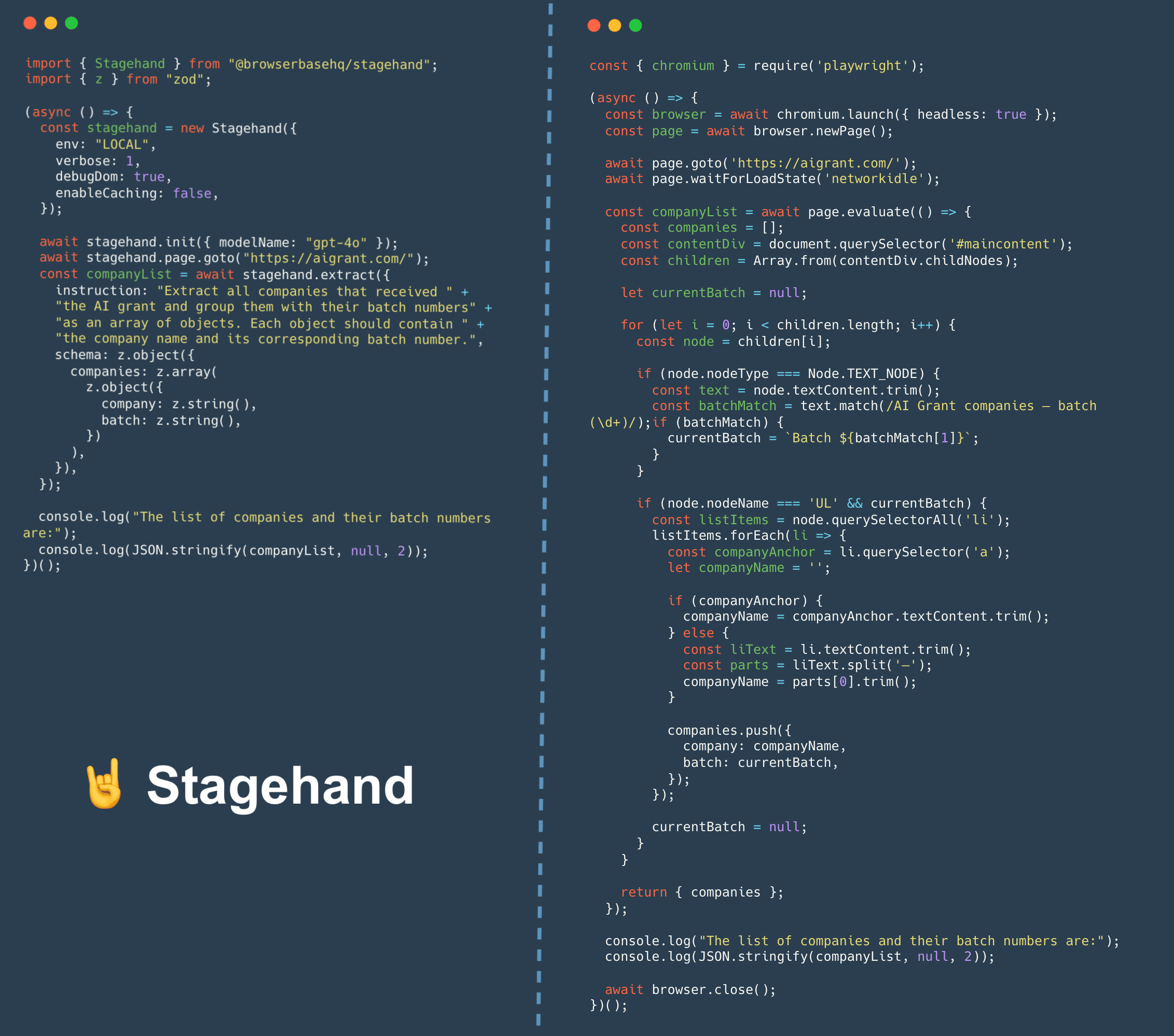 Stagehand:自然语言实现浏览器自动化操作框架-1 Stagehand:自然语言实现浏览器自动化操作框架
