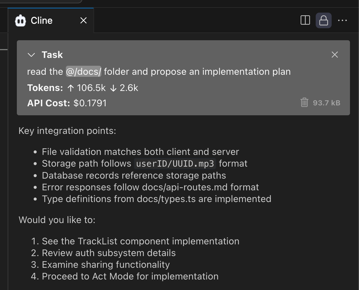 Cline 最佳组合:使用 DeepSeek R1 进行规划,3.5-Sonnet 进行代码实施-2 Cline 最佳组合:使用 DeepSeek R1 进行规划,3.5-Sonnet 进行代码实施