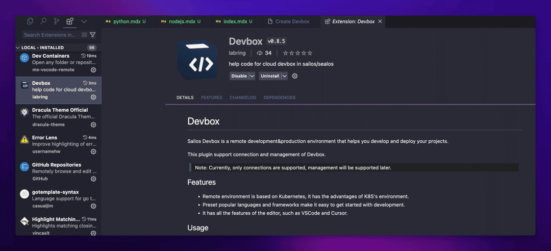 Sealos Devbox 发布:部署云端原生开发环境