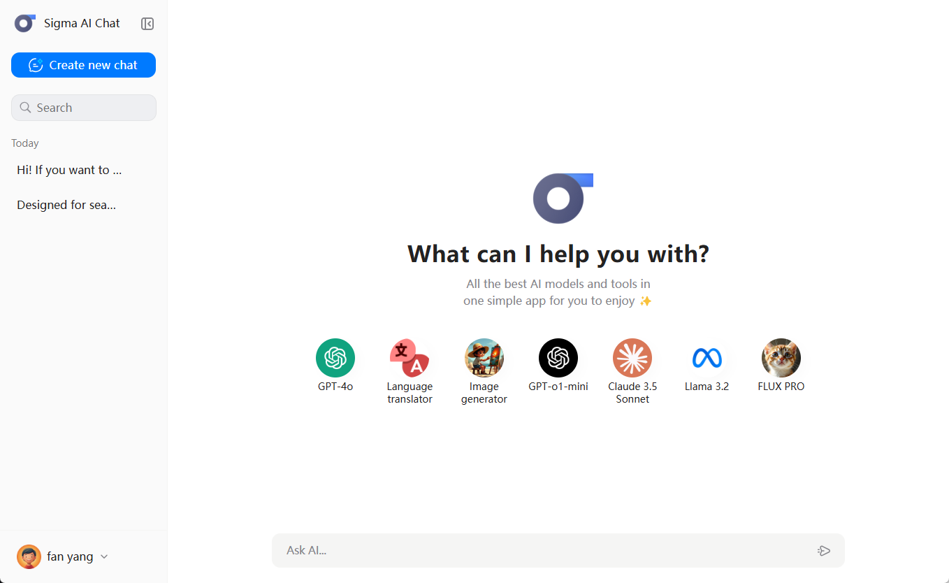Sigma AI Browser:免费使用主流大模型的AI浏览器-1 Sigma AI Browser:免费使用主流大模型的AI浏览器