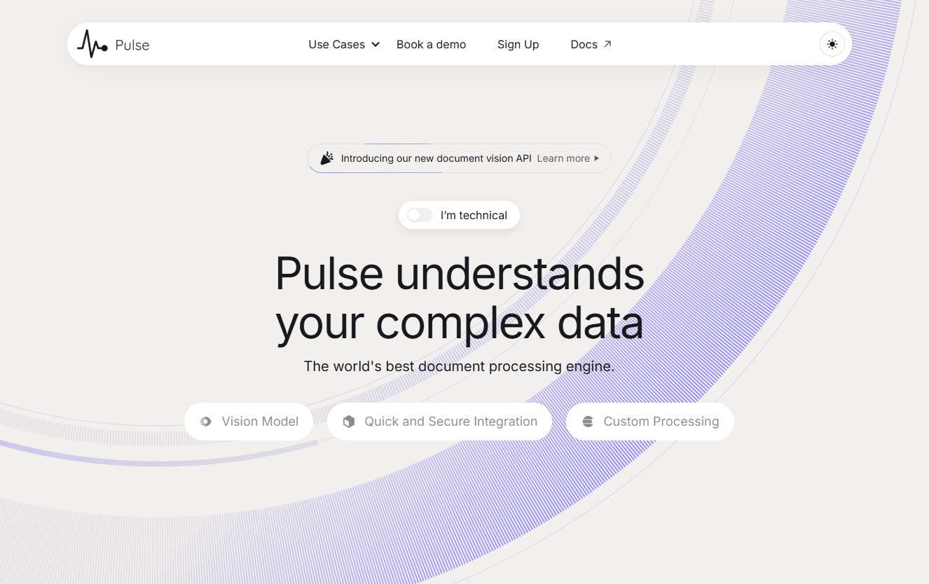 Pulse:文档处理与数据提取的智能解决方案-1 Pulse:文档处理与数据提取的商业解决方案