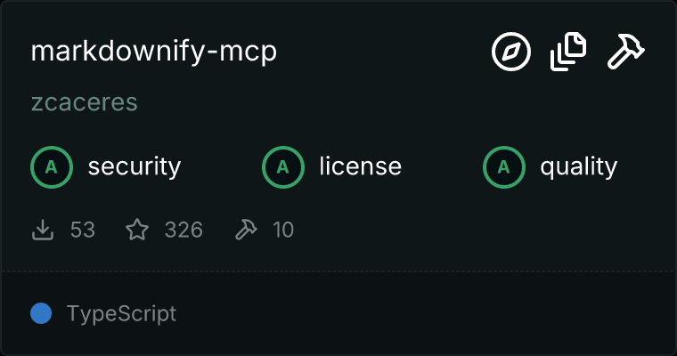 Markdownify MCP Server:基于MCP协议将各种内容转换为Markdown格式-1 Markdownify MCP Server:基于MCP协议将各种内容转换为Markdown格式