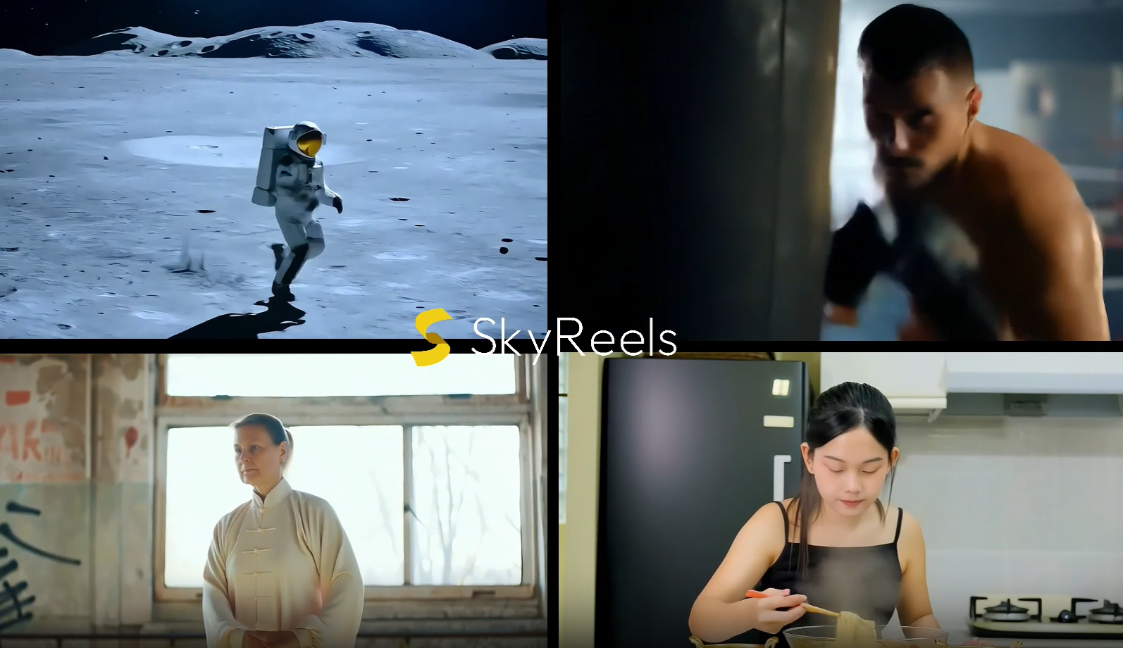 SkyReels-V1:生成高品质人体动作视频的开源视频模型-1 SkyReels-V1:生成高品质人体动作视频的开源视频模型